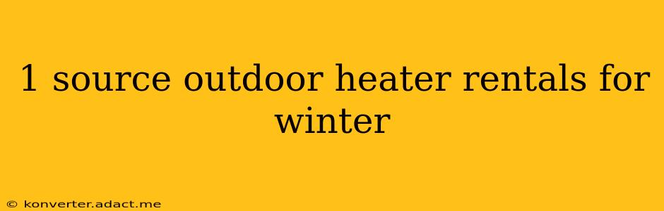 1 source outdoor heater rentals for winter