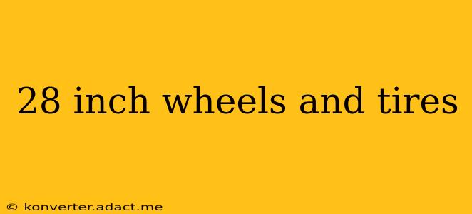 28 inch wheels and tires