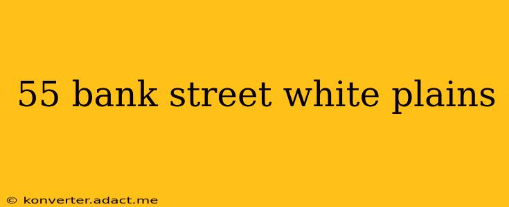 55 bank street white plains