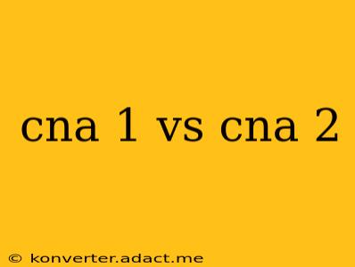 cna 1 vs cna 2