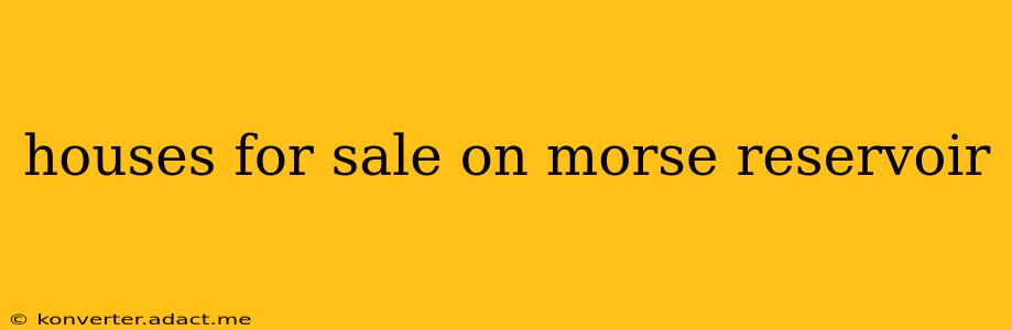 houses for sale on morse reservoir