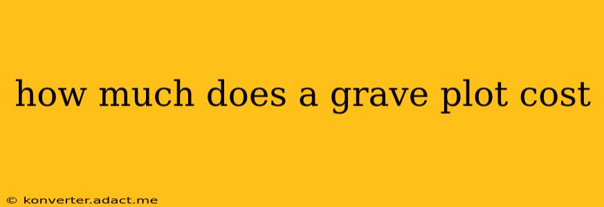 how much does a grave plot cost
