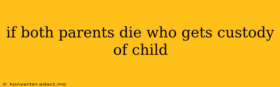 if both parents die who gets custody of child