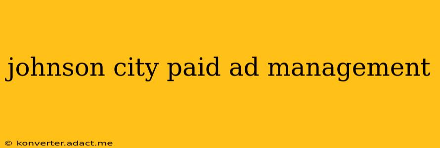 johnson city paid ad management