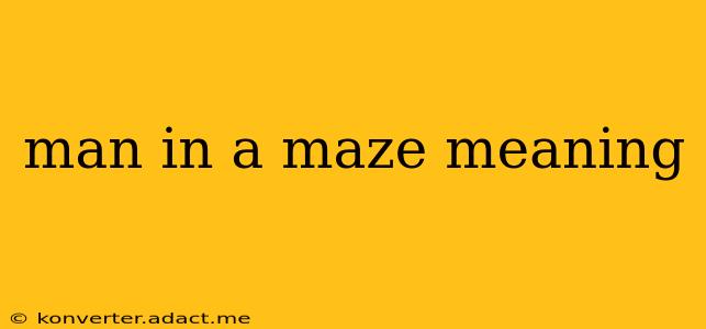 man in a maze meaning
