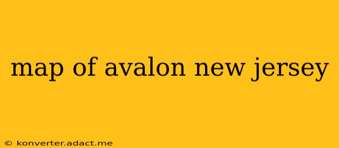map of avalon new jersey