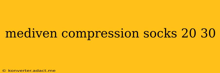 mediven compression socks 20 30