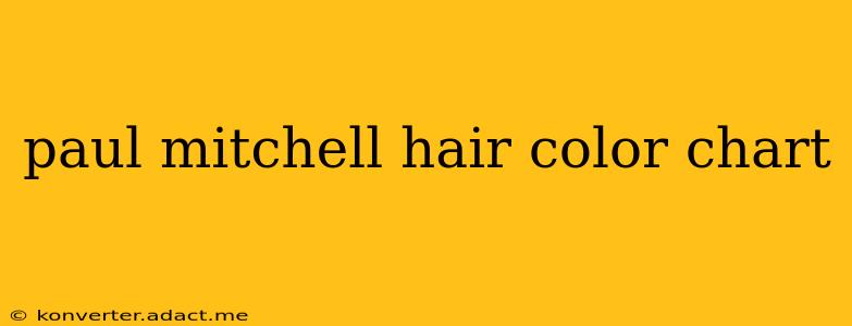 paul mitchell hair color chart