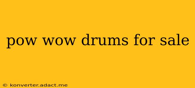 pow wow drums for sale