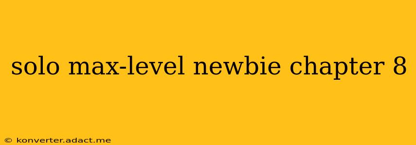 solo max-level newbie chapter 8