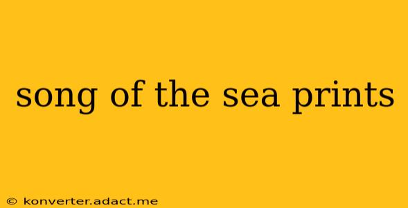 song of the sea prints