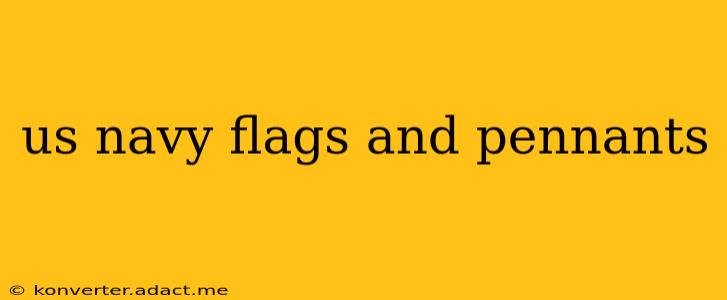 us navy flags and pennants