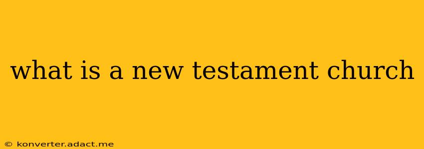 what is a new testament church